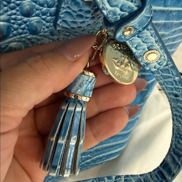 NWT Brahmin Medium Asher Cerulean Melbourne Tote - Picture 4 of 8